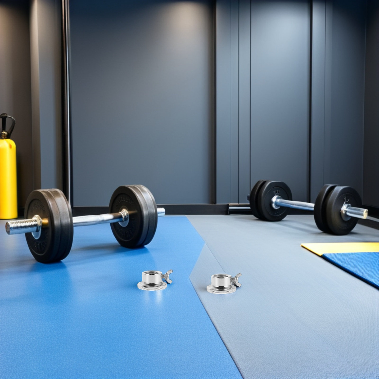 Home Gym Dumbbells - 4 Peças Porcas Antideslizantes para Halteres,