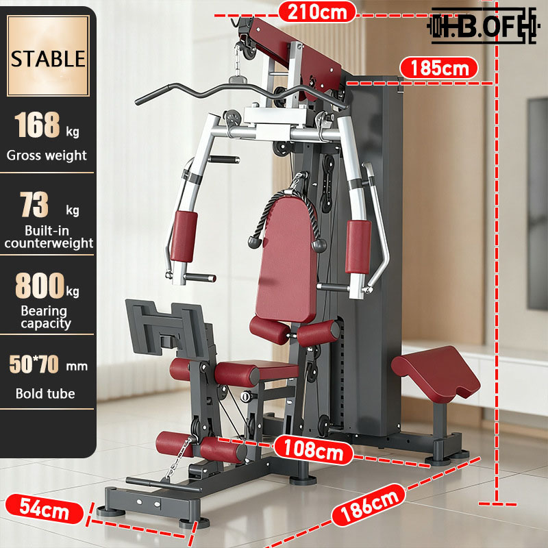 Home Gym All In One - Equipamento de Fitness Indoor, Equipamento Esportivo,