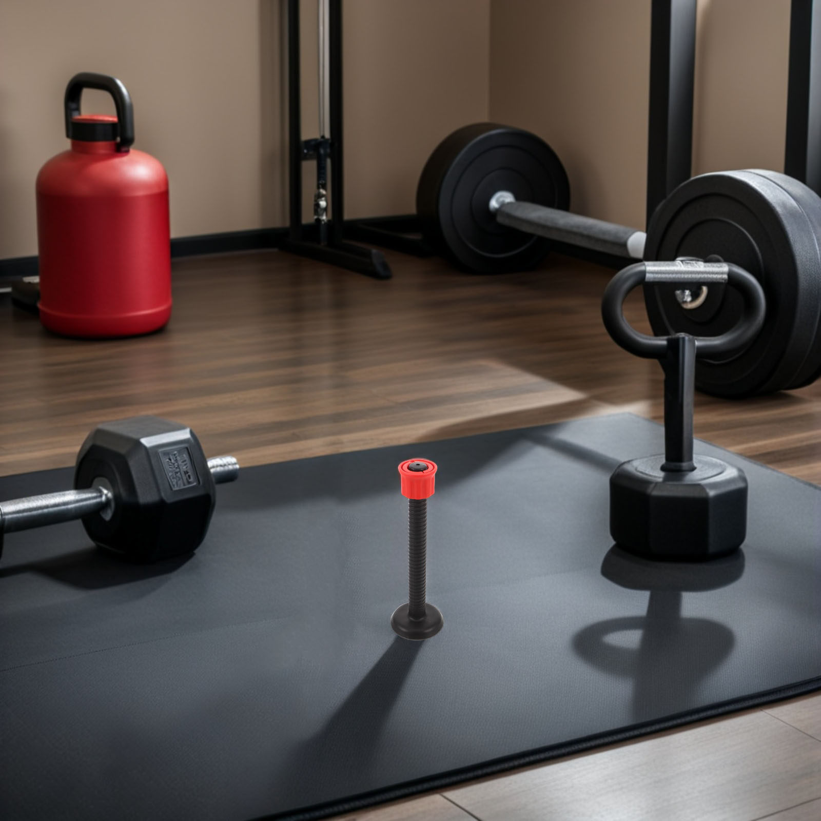 Home Gym Dumbbells - Barras de Suporte Plásticas para Kettlebell,