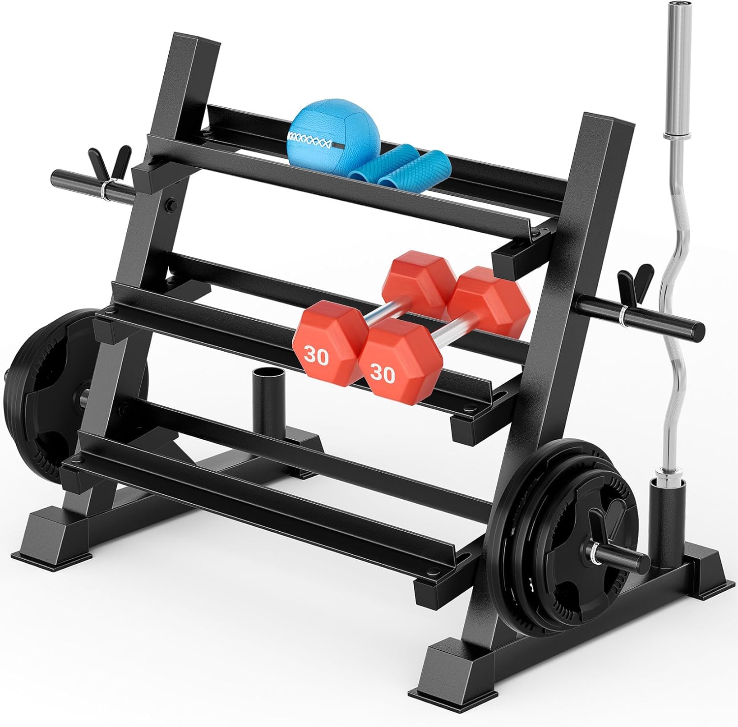 Home Gym Dumbbells - Suporte para Halteres Ajustável e Multifuncional