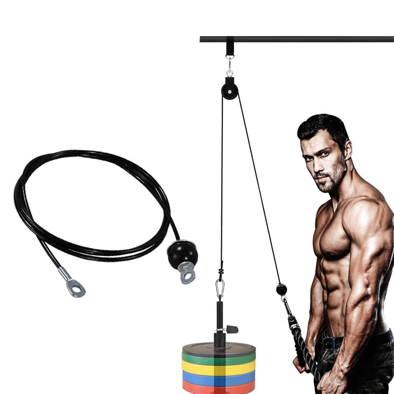 Home Gym Lat Pulldown Machine - Sistema de Polias para Academia de