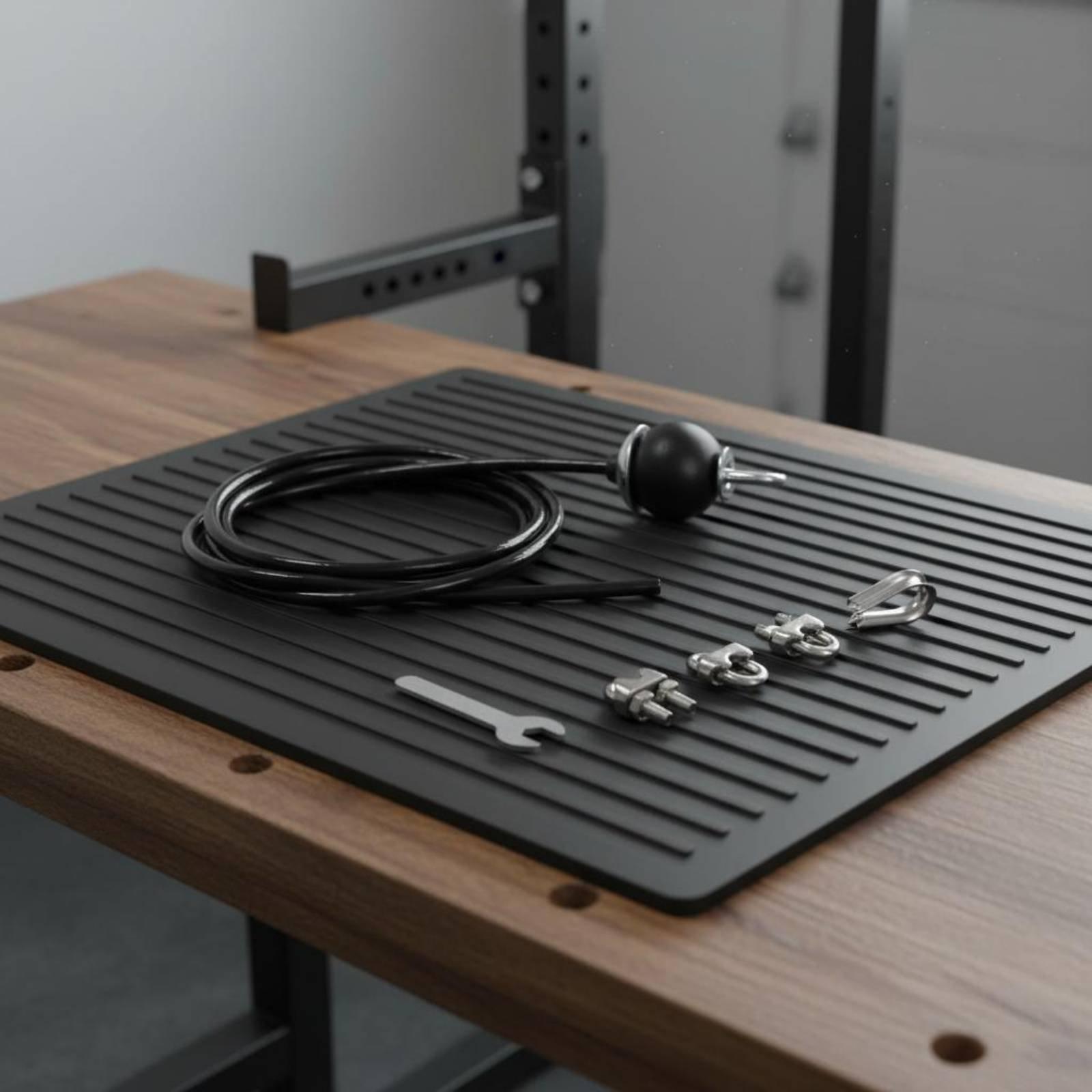 Home Gym Cable Machine - Cabo de Aço Ajustável para Polia,