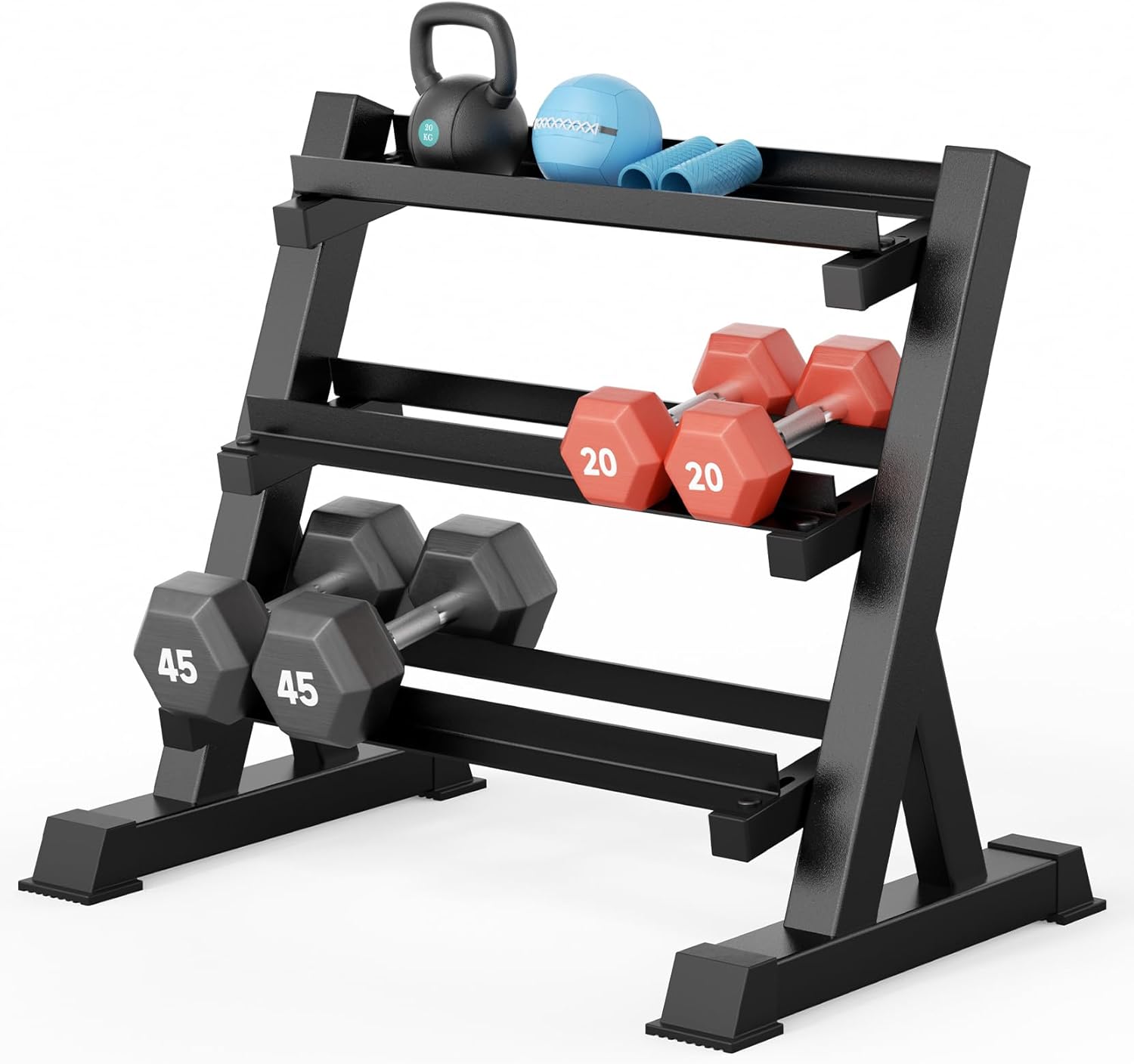 Home Gym Dumbbells - Suporte para Halteres de Academia em