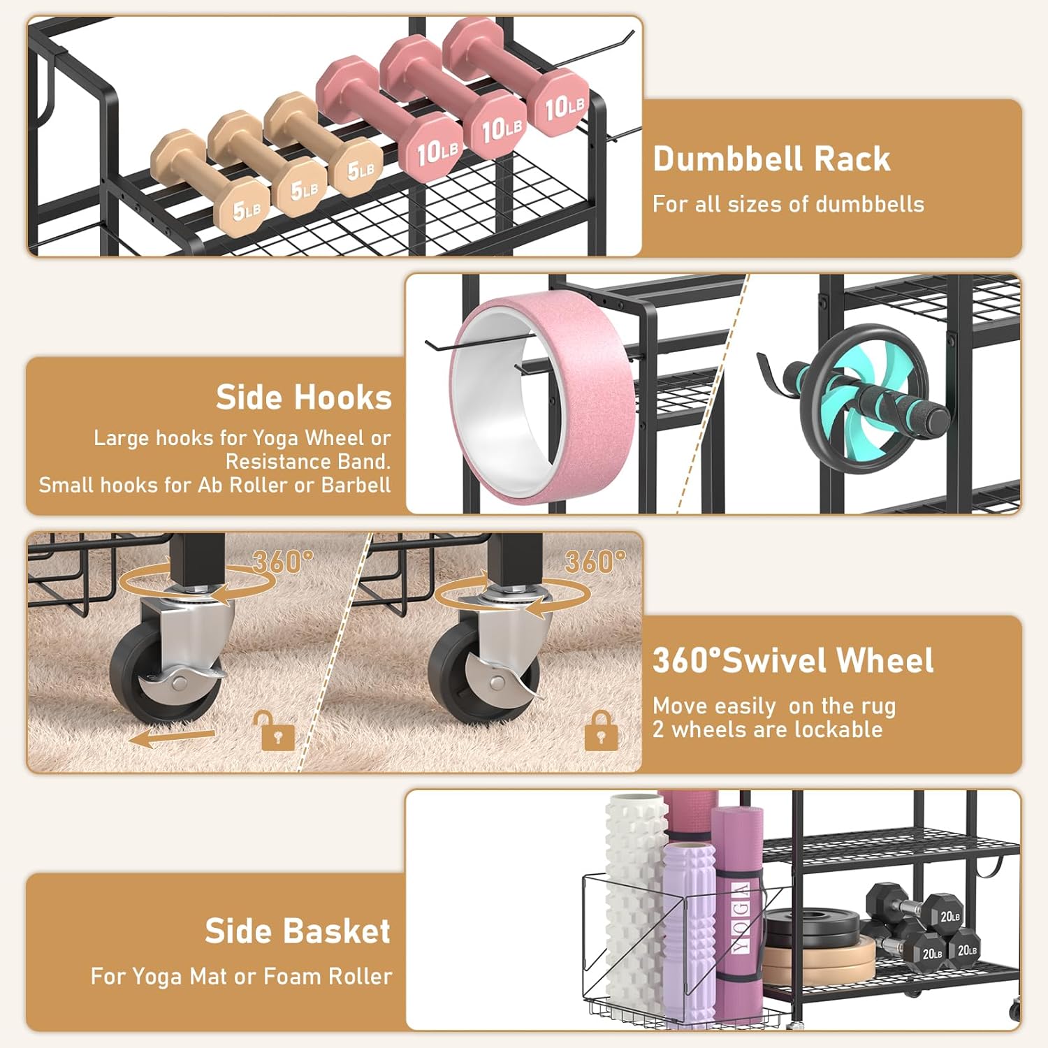 Armazenamento para Academia em - Home Gym Dumbbells avaliação e preço