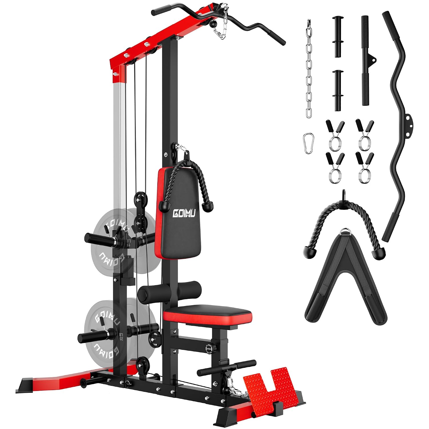 Máquina de Cabo para Puxada LA - Home Gym Lat Pulldown Machine avaliação e preço