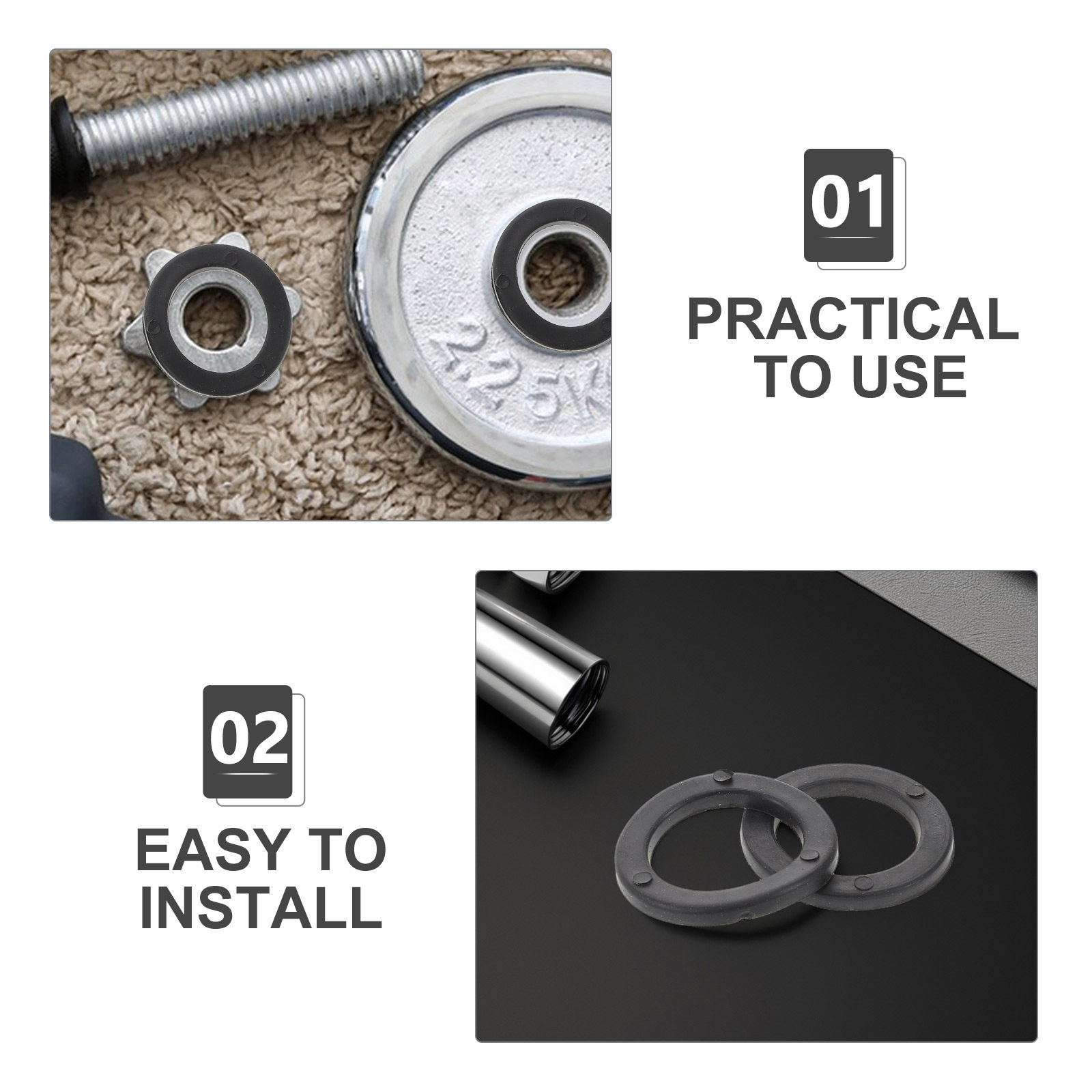 15 Peças de Arruelas de Plásti - Home Gym Dumbbells avaliação e preço