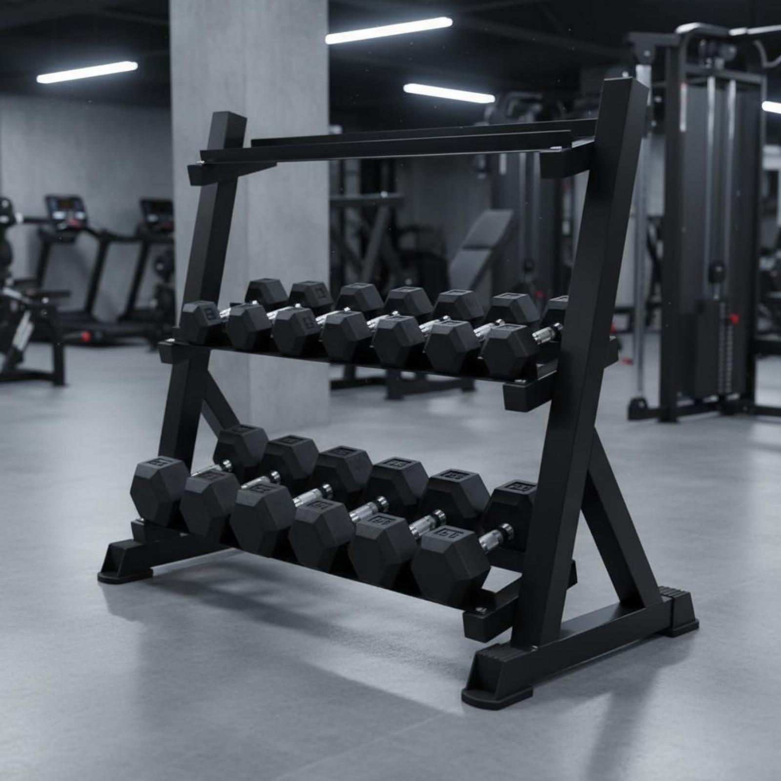 Suporte para Halteres de 3 Nív - Home Gym Dumbbells avaliação e preço