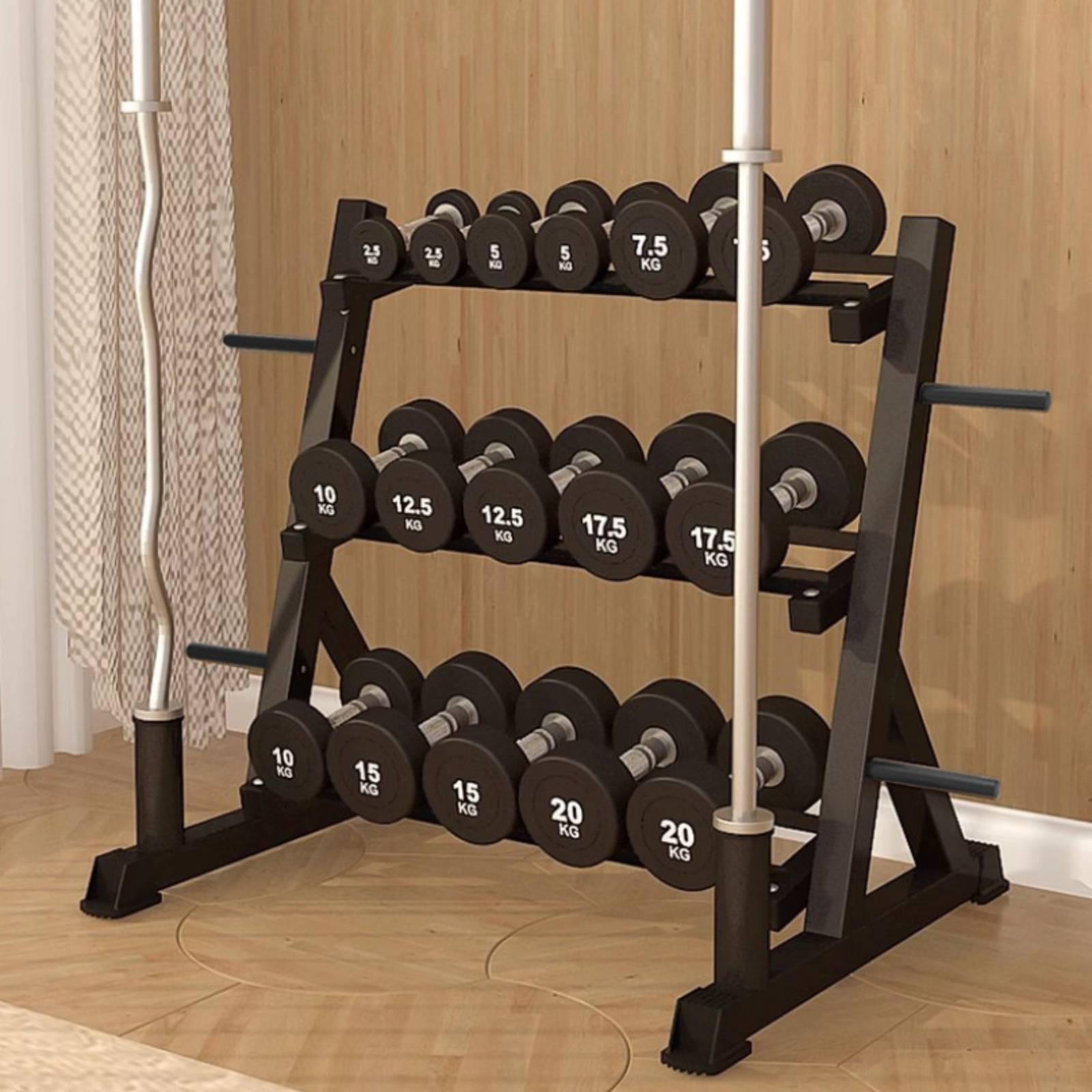 Suporte para Halteres de 3 Nív - Home Gym Dumbbells avaliação e preço