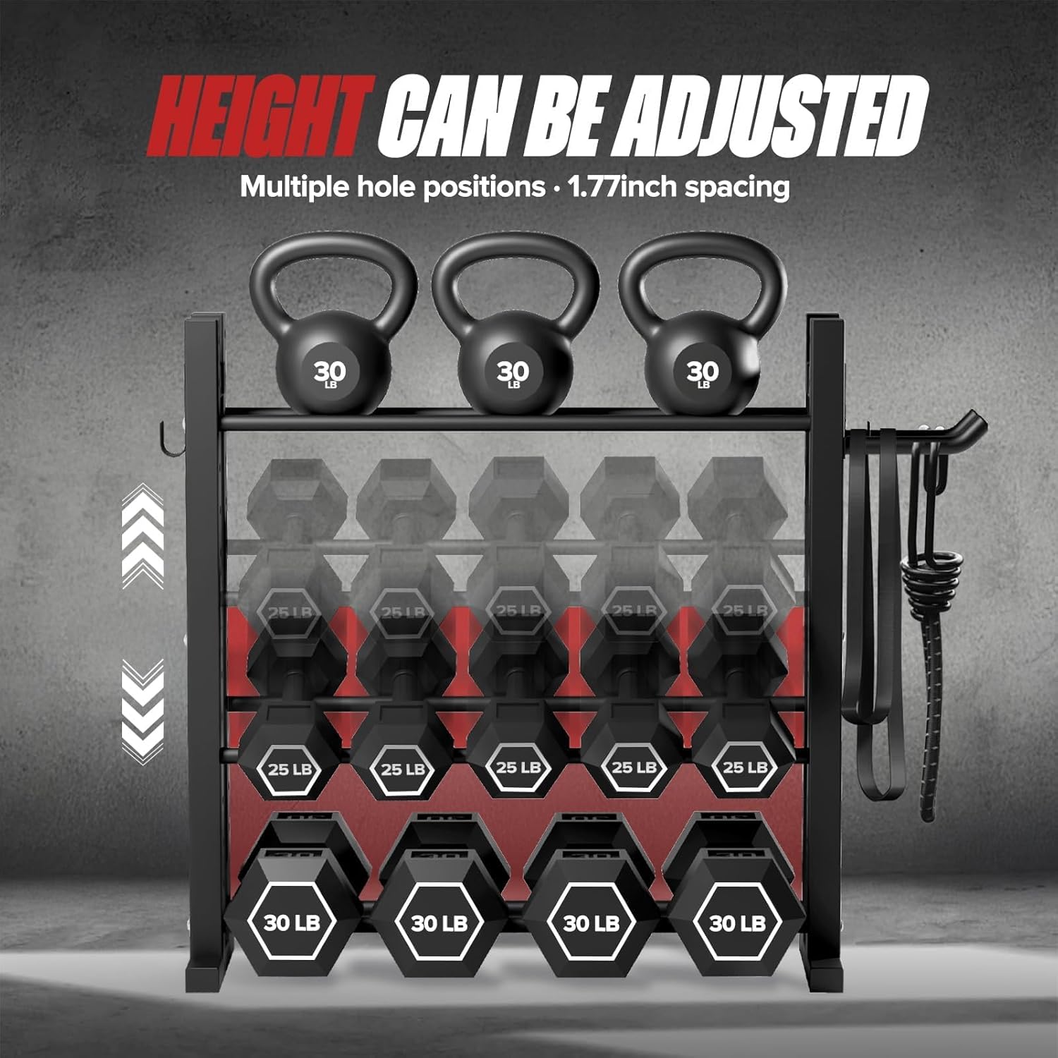 Suporte para Halteres de 3 Nív - Home Gym Dumbbells avaliação e preço