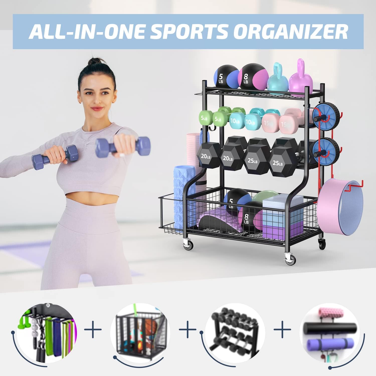 Suporte para Halteres de Acade - Home Gym Dumbbells avaliação e preço