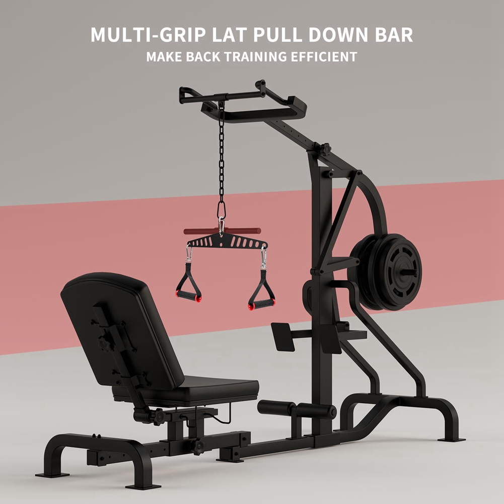Abme multi-aperto lat puxar pa - Home Gym Lat Pulldown Machine avaliação e preço