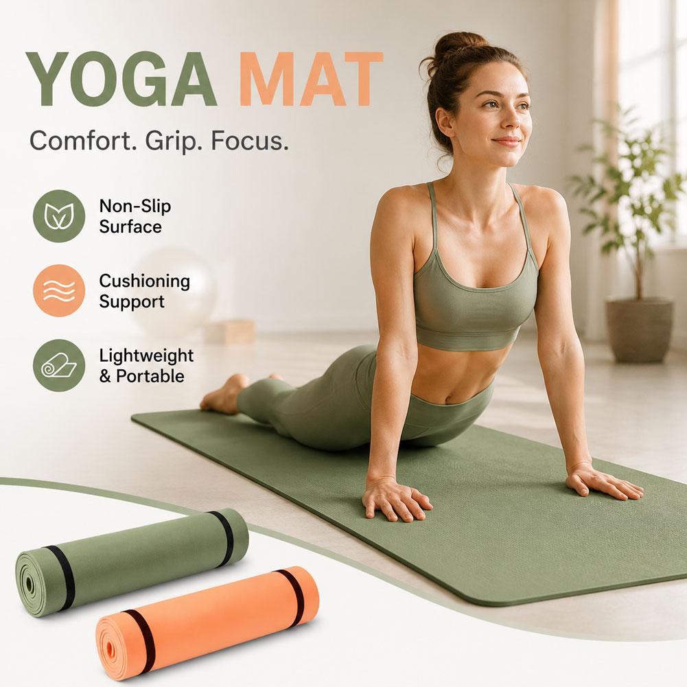 Tapete de ioga grosso antiderr - Home Gym Floor avaliação e preço