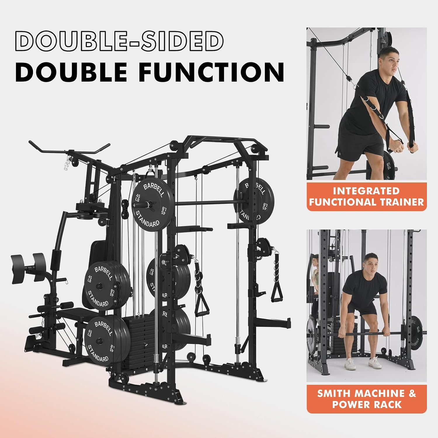 Máquina SmithΔ de Estação Dupl - Home Gym All In One avaliação e preço
