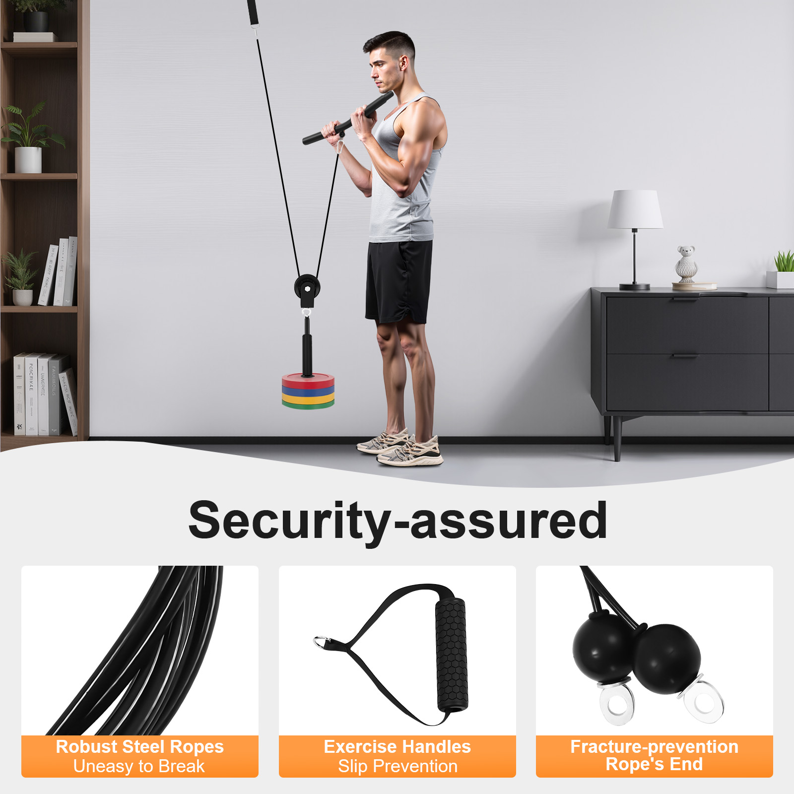 Sistema de Fitness com Cabo de - Home Gym Cable Machine avaliação e preço