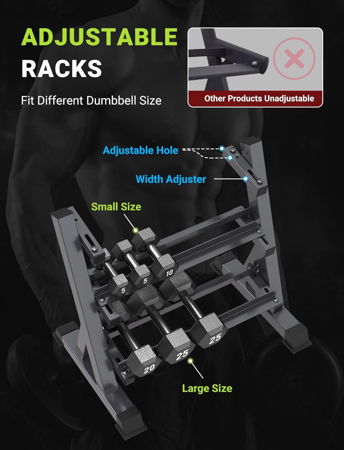 Suporte para Halteres de Acade - Home Gym Dumbbells avaliação e preço
