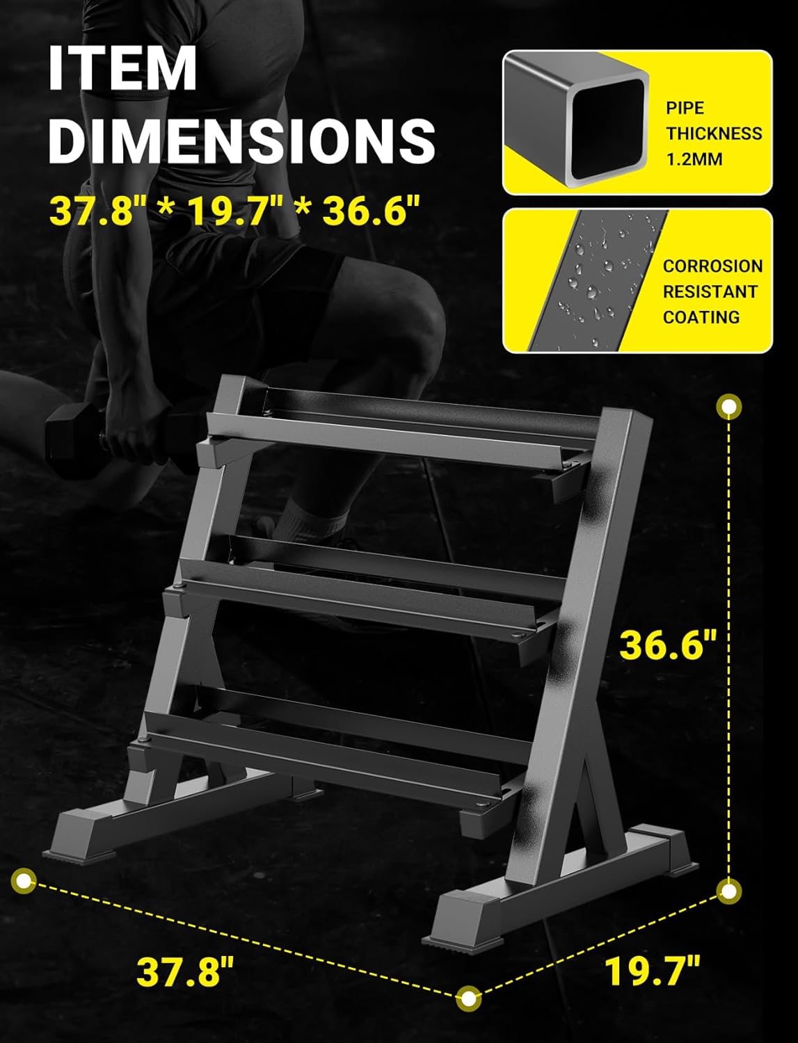 Suporte para Halteres de Acade - Home Gym Dumbbells avaliação e preço